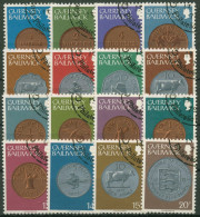 Guernsey 1979 Freimarken Münzen 173/88 Gestempelt - Guernsey