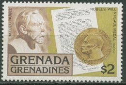Grenada-Grenadinen 1978 Alfred Nobel 266 Blockeinzelmarke Postfrisch - Grenada (1974-...)