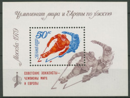 Sowjetunion 1979 Eishockey-EM/WM Block 139 Postfrisch (C94805) - Blokken & Velletjes