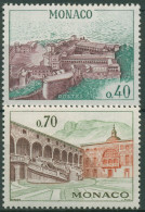 Monaco 1964 Bauwerke Fürstenpalast 777/78 Postfrisch - Unused Stamps