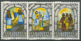 Liechtenstein 1984 Weihnachten Kirchenbilder 861/63 Postfrisch - Nuovi