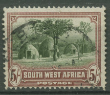 Südwestafrika 1931 Herero-Hütten 158 Gestempelt - Südwestafrika (1923-1990)