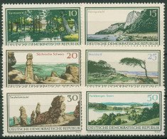 DDR 1966 Naturschutzgebiete Landschaften 1179/84 Postfrisch - Unused Stamps