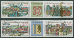 DDR 1988 Briefmarkenausstellung Erfurt/Karl-Marx-Stadt 3173/76 ZD Postfrisch - Ongebruikt