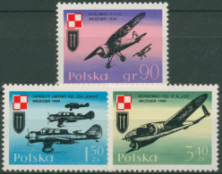 Polen 1971 Kriegsflugzeuge 2119/21 Postfrisch - Ongebruikt