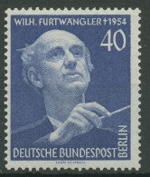 Berlin 1955 1. Todestag Von Wilhelm Furtwängler 128 Postfrisch - Nuevos