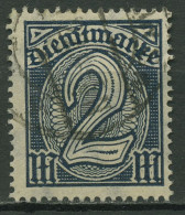 Deutsches Reich Dienstmarke 1922 Wertziffer D 70 Gestempelt Geprüft - Service