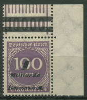 Dt. Reich 1923 Ziffern OPD München 331 B OPD H G W OR 1'11'1 Ecke 2 Postfrisch - Ongebruikt