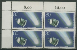 Bund 1986 Halleyscher Komet 1273 4er-Block Ecke 1 Postfrisch (R80118) - Ungebraucht