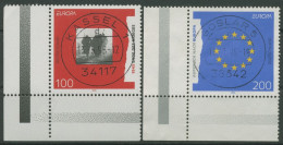 Bund 1995 Europa CEPT Frieden Freiheit 1790/91 Ecke 3 Mit TOP-Stempel (E2405) - Oblitérés