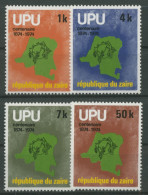 Kongo - Zaire 1976 100 Jahre Weltpostverein 532/35 Postfrisch - Nuovi