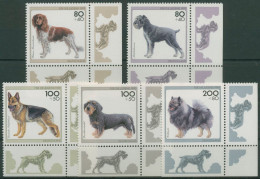 Bund 1995 Jugend: Tiere Hunde Hunderassen 1797/01 Ecke 4 Postfrisch (E2421) - Nuevos