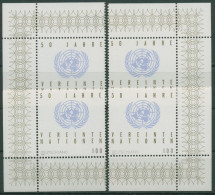 Bund 1995 Vereinte Nationen UNO 1804 Alle 4 Ecken Postfrisch (E2439) - Nuevos