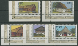 Bund 1995 Bauwerke Bauernhäuser 1819/23 Ecke 3 Postfrisch (E2475) - Nuevos