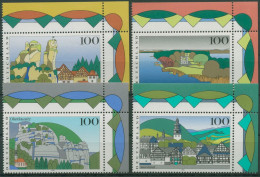 Bund 1995 Landschaften 1807/10 Ecke 2 Postfrisch (E2449) - Nuevos