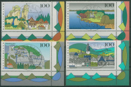 Bund 1995 Landschaften 1807/10 Ecke 4 Mit TOP-Stempel (E2462) - Used Stamps