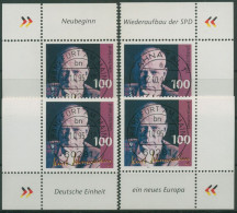 Bund 1995 Politiker Kurt Schumacher 1824 Alle 4 Ecken Mit TOP-Stempel (E2489) - Used Stamps