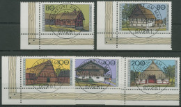 Bund 1995 Bauwerke Bauernhäuser 1819/23 Ecke 3 Mit TOP-Stempel (E2481) - Used Stamps