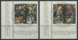 Bund 1995 Weihnachten Marienfenster 1831/32 Ecke 3 Mit TOP-ESST Bonn (E2509) - Used Stamps