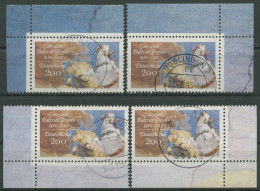 Bund 1996 Malerei Deckenfresko G.Tiepolo 1847 Alle 4 Ecken Gestempelt (E2554) - Used Stamps