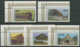 Bund 1995 Bauwerke Bauernhäuser 1819/23 Ecke 1 Postfrisch (E2473) - Nuevos