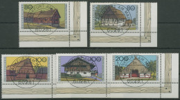 Bund 1995 Bauwerke Bauernhäuser 1819/23 Ecke 4 Mit TOP-Stempel (E2485) - Used Stamps