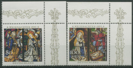 Bund 1995 Weihnachten Marienfenster 1831/32 Ecke 2 Postfrisch (E2501) - Nuevos