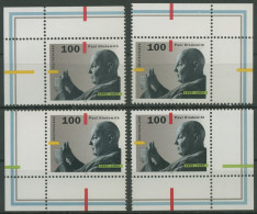 Bund 1995 Komponist Paul Hindemith 1827 Alle 4 Ecken Postfrisch (E2492) - Nuevos