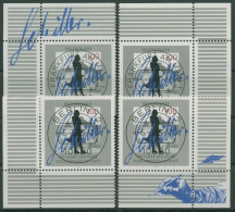 Bund 1995 Friedrich Schiller 1792 Alle 4 Ecken Mit TOP-Stempel (E2413) - Gebraucht