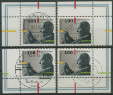 Bund 1995 Komponist Paul Hindemith 1827 Alle 4 Ecken Gestempelt (E2493) - Gebraucht