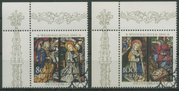 Bund 1995 Weihnachten Marienfenster 1831/32 Ecke 1 Gestempelt (E2504) - Used Stamps