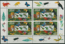 Bund 1996 Umweltschutz Tropen Tiere 1867 Alle 4 Ecken Mit TOP-Stempel (E2614) - Used Stamps