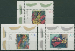 Bund 1996 Malerei Des 20. Jahrhunderts 1843/45 Ecke 1 Mit TOP-Stempel (E2543) - Used Stamps