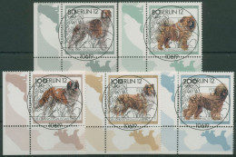 Bund 1996 Jugend: Tiere Hunde Hunderassen 1836/40 Ecke 3 TOP-ESST Berlin (E2531) - Usados