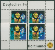 Bund 1996 Fußballmeister Borussia Dortmund 1879 Alle 4 Ecken TOP-Stempel (E2635) - Used Stamps