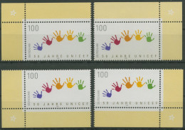 Bund 1996 Kinderhilfswerk UNICEF 1869 Alle 4 Ecken Postfrisch (E2618) - Ungebraucht