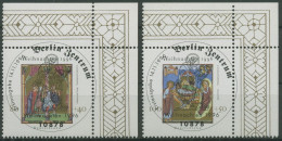 Bund 1996 Weihnachten Miniaturen 1891/92 Ecke 2 Mit TOP-ESST Berlin (E2676) - Used Stamps