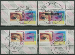 Bund 1996 Kampagne Gegen Drogen 1882 Alle 4 Ecken Gestempelt (E2642) - Used Stamps