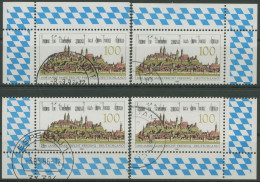 Bund 1996 Marktrecht Freising Stadtansicht 1856 Alle 4 Ecken Gestempelt (E2587) - Used Stamps