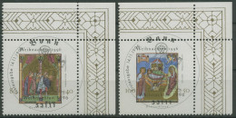 Bund 1996 Weihnachten Miniaturen 1891/92 Ecke 2 Mit TOP-ESST Bonn (E2675) - Used Stamps