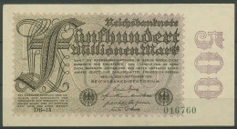 Dt. Reich 500 Millionen Mark 1923, DEU-125c FZ DB, Fast Kassenfrisch (K1169) - 500 Mio. Mark
