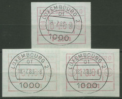 Luxemburg 1983 Automatenmarke Automat P 2501 Satz 1.1.1 B S1 Gestempelt - Postage Labels