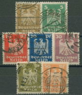 Deutsches Reich 1924 Freimarken: Neuer Reichsadler 355/61 X Gestempelt - Usados