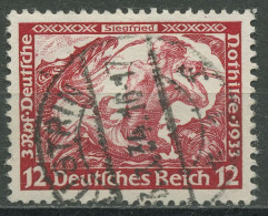 Deutsches Reich 1933 Deutsche Nothilfe Wagner 504 A Gestempelt - Used Stamps