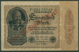 Dt. Reich 1 Milliarde Mark 1923, DEU-126a Serie F, Gebraucht (K1143) - 1 Mrd. Mark
