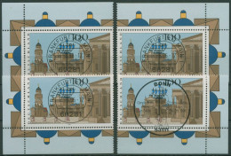 Bund 1996 Gendarmenmarkt Berlin 1877 Alle 4 Ecken Mit TOP-Stempel (E2630) - Used Stamps