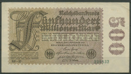 Dt. Reich 500 Millionen Mark 1923, DEU-125h FZ NF, Gebraucht (K1163) - 500 Mio. Mark