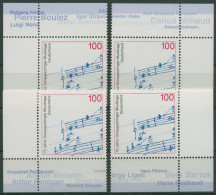 Bund 1996 Donaueschinger Musiktage 1890 Alle 4 Ecken Postfrisch (E2662) - Ungebraucht