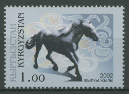 Kirgisien 2002 Chinesisches Neujahr Jahr Des Pferdes Postfrisch - Kirghizstan
