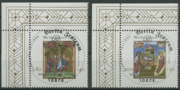 Bund 1996 Weihnachten Miniaturen 1891/92 Ecke 1 Mit TOP-ESST Berlin (E2672) - Used Stamps